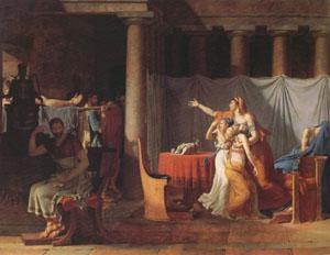 Jacques-Louis  David The Lictors Bring to Brutus the Bodies of His Sons,Paris (mk05) oil painting picture